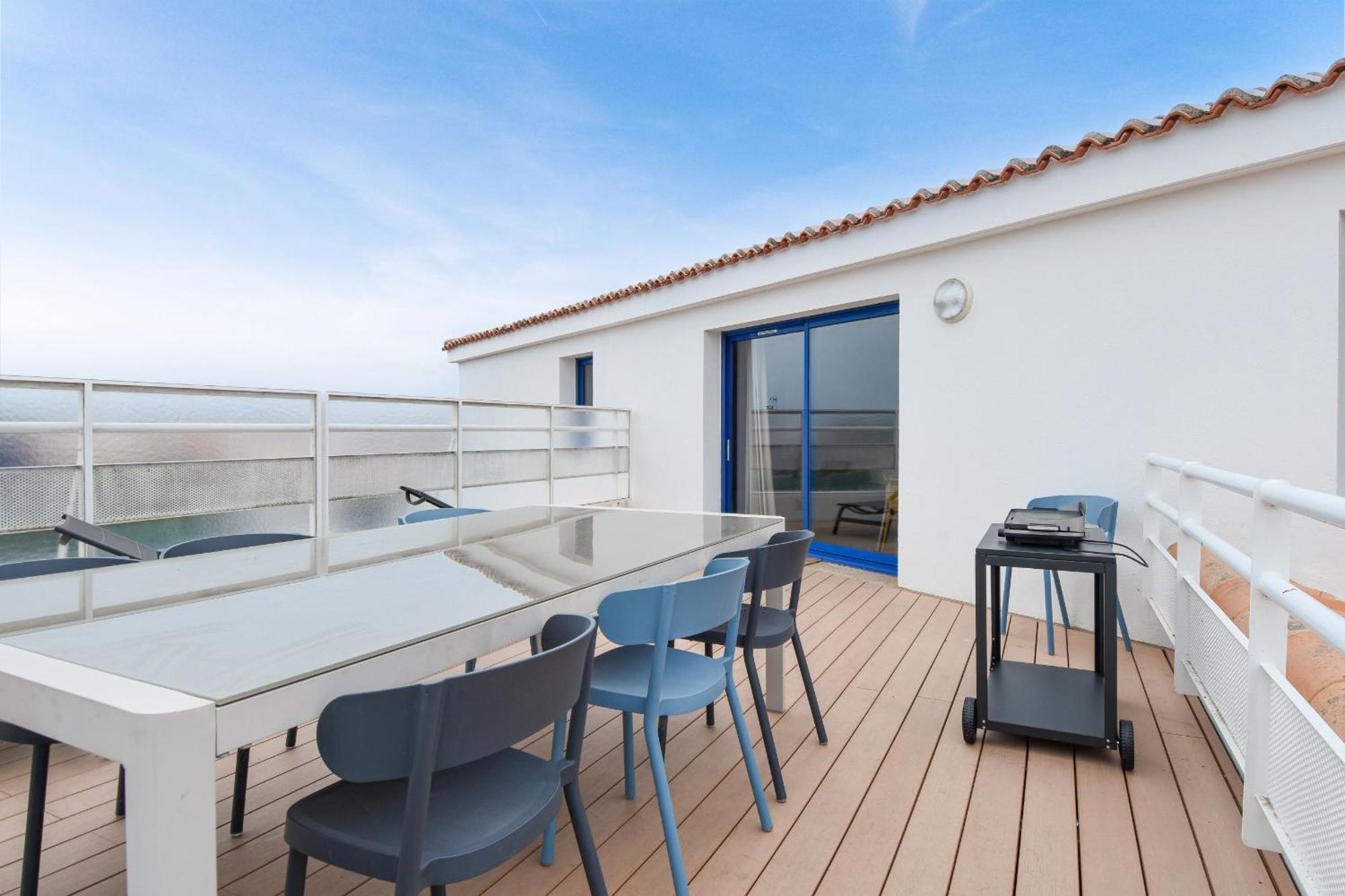 Appart Pour 6 Adultes Et 2 Enfants Avec Terrasse نوارموتيير أون ليل المظهر الخارجي الصورة